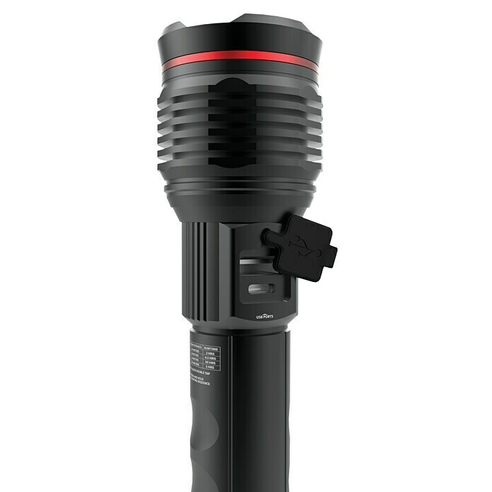 Nebo Tools Redline Linterna LED Blast (32 lm - 3.200 lm, Aluminio, 2 h - 4,5 h)