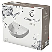 Camargue Lavabo pequeño Perth (50 x 44 cm, Cerámica, Blanco)