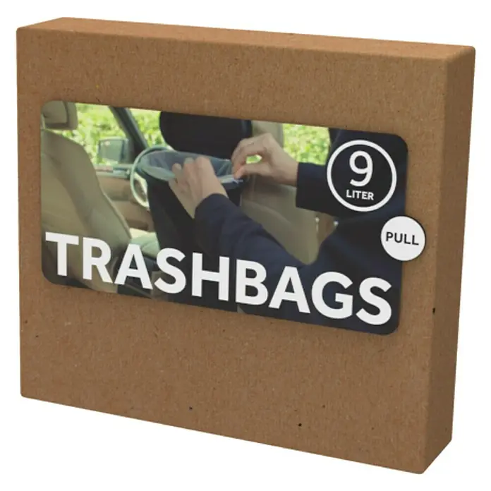 Yachticon Flextrash Müllbeutel L - Passend für: Yachticon Mülleimer Flextrash, 20 Stk., Fassungsvermögen: 9 l - Eine Packung Auto-Müllbeutel mit einem Fassungsvermögen von 9 Litern. Ideal für die Abfallentsorgung unterwegs.