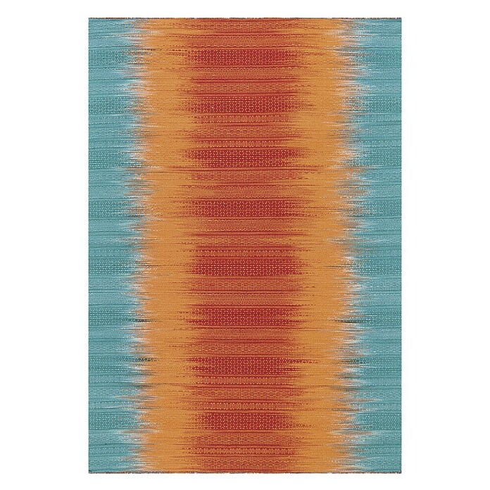 Kayoom Wollteppich (Orange/Türkis, 240 x 170 cm)
