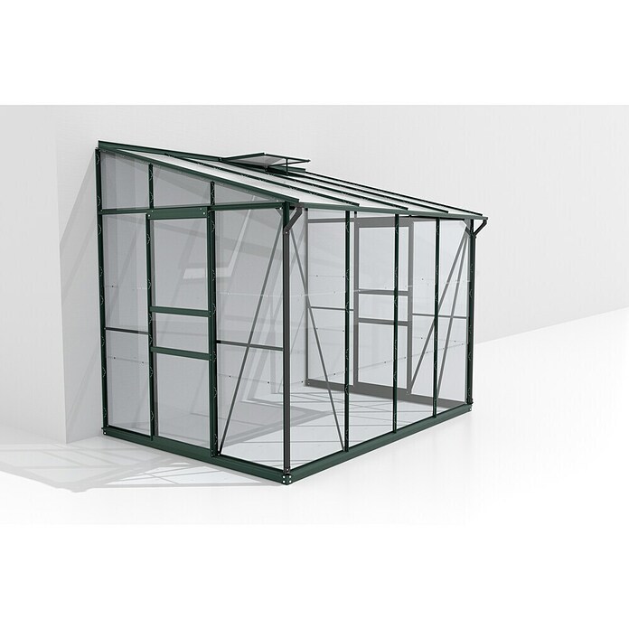 Vitavia Gewächshaus (2,01 x 2,62 x 2,21 m, Glasstärke: 3 mm, Smaragd)