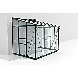 Vitavia Gewächshaus Osiris 5200 (Außenmaß inkl. Dachüberstand (B x T): 262,1 x 201 cm, 3 mm, Smaragd)