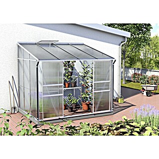 Vitavia Gewächshaus Osiris 5200 (Außenmaß inkl. Dachüberstand (B x T): 262,1 x 201 cm, 4 mm, Aluminium)