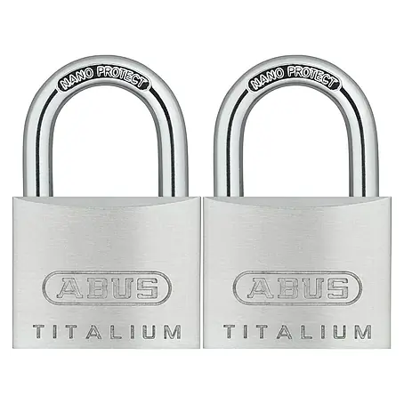 Abus  Vorhängeschloss-Set Titalium 64TI