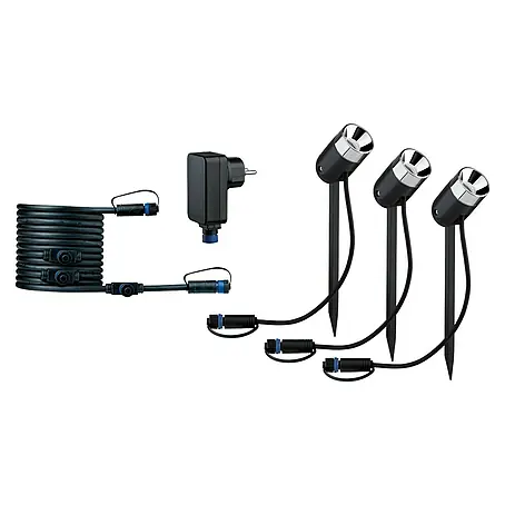 Paulmann Plug & Shine Set básico de estacas