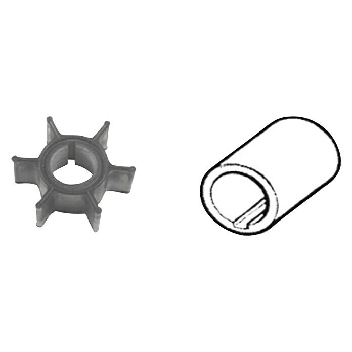 CEF Impeller 500320Ø x L: 40 x 22 mm, Wellendurchmesser: 13 mm View From Above