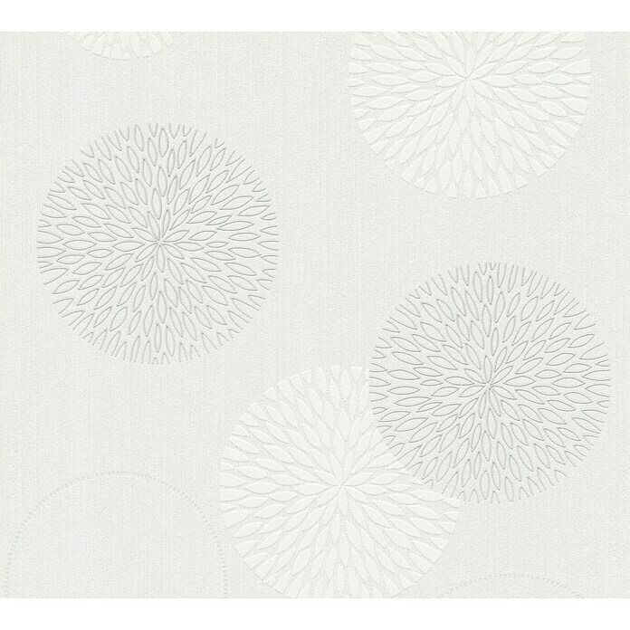 AS Creation Flis tapeta Spot 2 (Krem/bijelo, Floral, Cvjetni uzorak, 10,05 x 0,53 m)