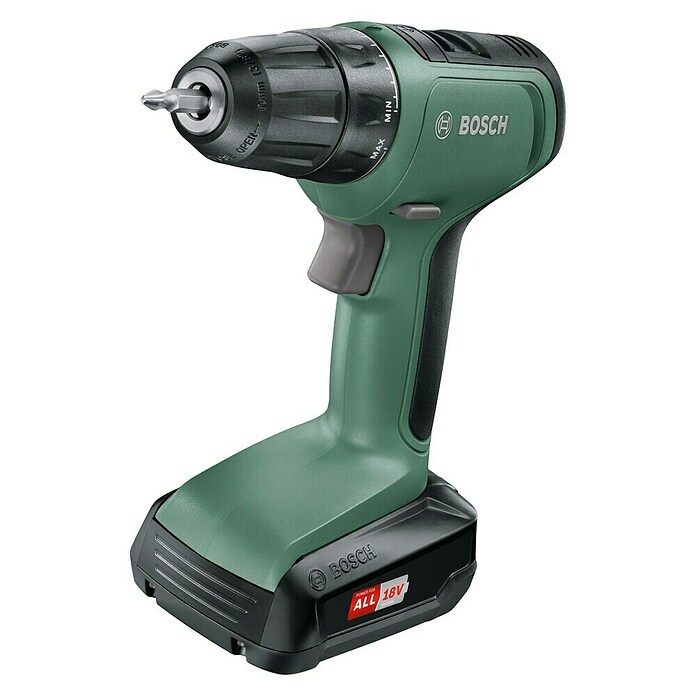 Bosch Power for All 18V Akumulatorski vrtalni vijačnik UniversalDrill 18  (18 V, 2 bateriji, 1,5 Ah, 30 Nm) | 2296 - Akkuschrauber/Akkubohrschrauber Marke | BBDI - Akkugeräte | BBD - Elektro WZ/Großmaschinen | BB - ElektroWZ/Großmaschinen | B - Werkz/Masch/Maschzubeh/Auto | BAUHAUS