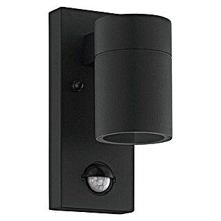 Eglo Vanjska zidna svjetiljka sa senzorom Riga 5 (2,8 W, Crne boje, IP44, Broj žarulja: 1 Kom.)