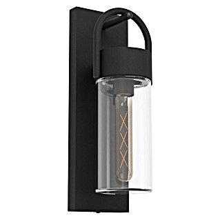 Eglo Vanjska zidna svjetiljka Carraro (380 x 130 x 115 mm, Crna, Prozirno, IP44)