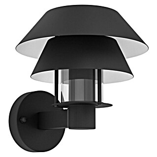 Eglo Vanjska zidna svjetiljka Chiappera (225 x 245 x 220 mm, Crna, Prozirno, IP44)