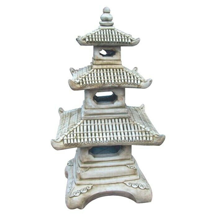 Figura decorativa Pagoda triple (Piedra artificial)