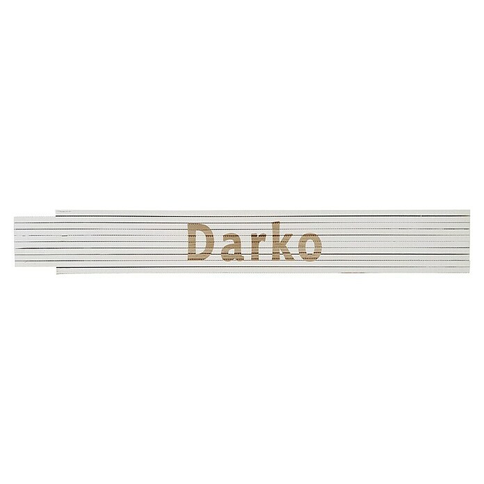 Zložljivi meter  (Dolžina: 2 m, Natis: Darko, Barva: Bela) | 1942 - Maßbänder/Maßstäbe | BADM - Meßwerkzeuge | BAD - Handwerkzeuge | BA - Handwerkzeuge | B - Werkz/Masch/Maschzubeh/Auto | BAUHAUS