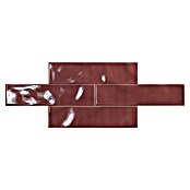 El Barco Wandtegel FASHION Burdeos (7,5 x 30 cm, Rood, Glanzend) | BAUHAUS