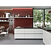 El Barco Wandtegel FASHION Burdeos (7,5 x 30 cm, Rood, Glanzend) | BAUHAUS