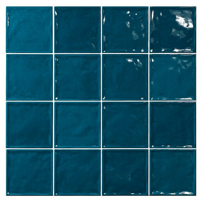El Barco Wandtegel CHIC Bondi (15 x 15 cm, Blauw, Glanzend) | BAUHAUS