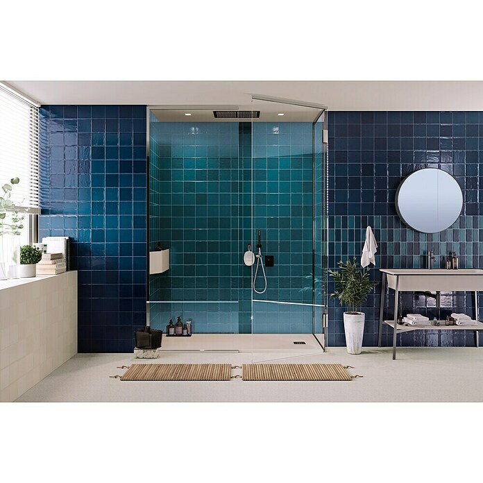 El Barco Wandtegel CHIC Bondi (15 x 15 cm, Blauw, Glanzend) | BAUHAUS