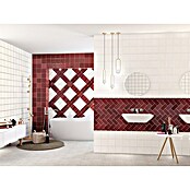 El Barco Wandtegel CHIC Burdeos (15 x 15 cm, Rood, Glanzend) | BAUHAUS