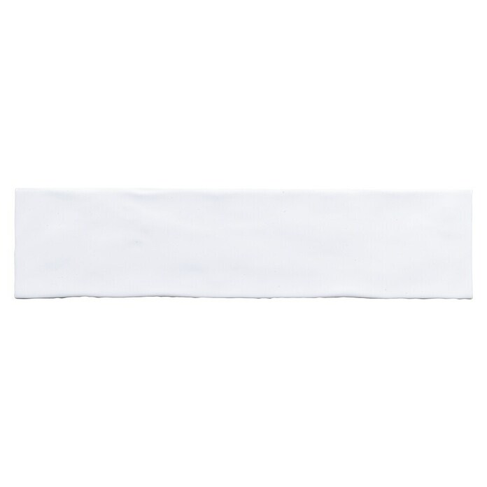 El Barco Wandtegel SIROCCO Glossy White (7,5 x 30 cm, Wit, Glanzend) | BAUHAUS
