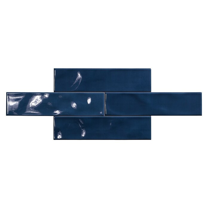 El Barco Wandtegel FASHION Marino (7,5 x 30 cm, Blauw, Glanzend) | BAUHAUS
