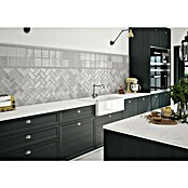 El Barco Wandtegel CHIC Gris (15 x 15 cm, Grijs, Glanzend) | BAUHAUS