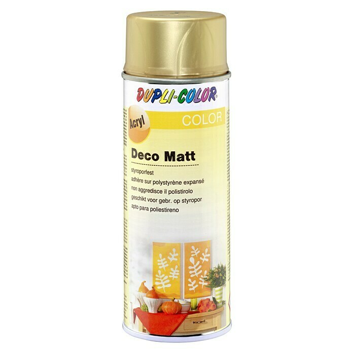 Dupli-Color Color Acryl-Lackspray Deco Matt (Gold, 400 ml, Matt)