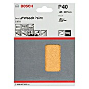 Bosch Professional Schleifblatt-Set C470 Best for Wood and Paint (10 Stk., Körnung: 40)