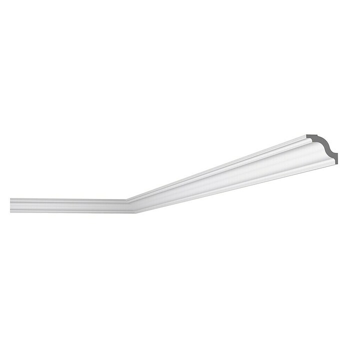 Nmc Decoflair Moldura de poliestireno decorativa D7 (2 m x 40 mm x 45 mm, Paneles de espuma rígida XPS) | BAUHAUS