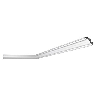 Nmc Decoflair Moldura de poliestireno decorativa en Pack D7 (5 ud., 2 m x 40 mm x 45 mm, Paneles de espuma rígida XPS)
