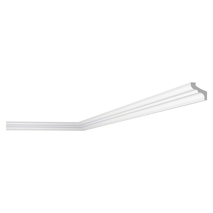 Nmc Decoflair Moldura de poliestireno decorativa D3 (2 m x 33 mm x 33 mm, Paneles de espuma rígida XPS) | BAUHAUS