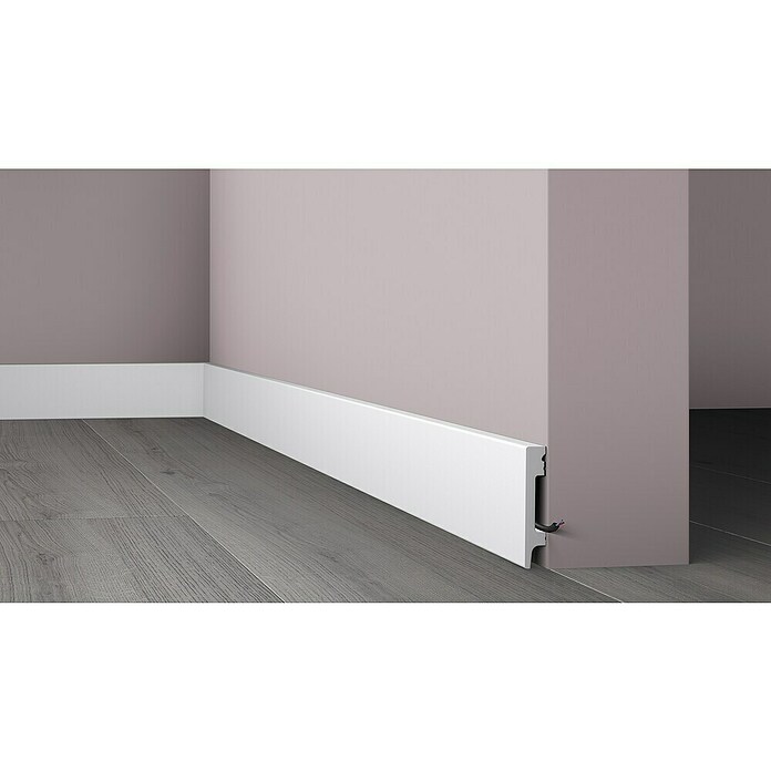 Nmc Decoflair Moldura de poliestireno decorativa M80 (2 m x 1,3 cm x 5,8 cm, Polímero extruido de alta densidad (HDPS)) | BAUHAUS