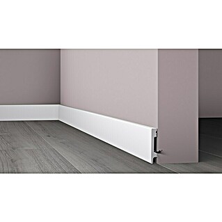 Nmc Decoflair Moldura de poliestireno decorativa M80 (2 m x 1,3 cm x 5,8 cm, Polímero extruido de alta densidad (HDPS))
