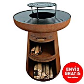 Purline Barbacoa de carbón EFP55CO (Diámetro de la superficie de la parrilla: 60 cm, Óxido) | BAUHAUS