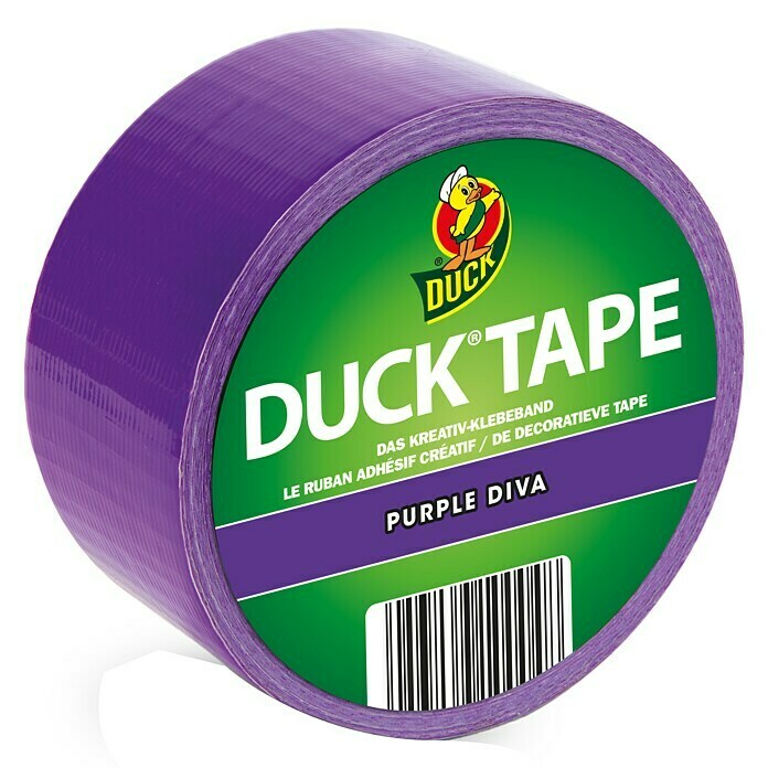 Duck Tape KreativklebebandPurple Diva, 9,1 m x 48 mm Left Side View