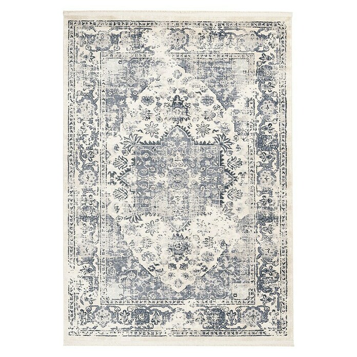 Kayoom Kurzflorteppich Palace V (Blau/Grau, 230 x 160 cm, 100 % Polypropylen)