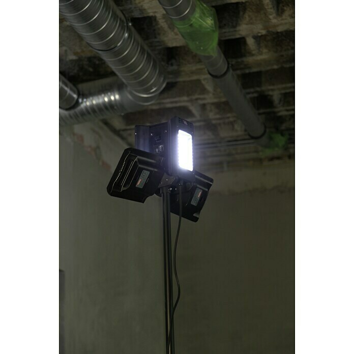 Profi Depot LED-StrahlerSchwarz, Mit Stativ, 50 W, IP54 Front View