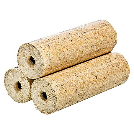 Holzbriketts (10 kg, Mit Loch)