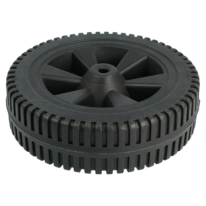 Ersatzrad - Passend für: Kingstone Kugelgrill Bullet 57 - Schwarzes Rad mit Felge und Reifenprofil, ideal für Gartengeräte oder Spielzeugfahrzeuge. Robust und langlebig.