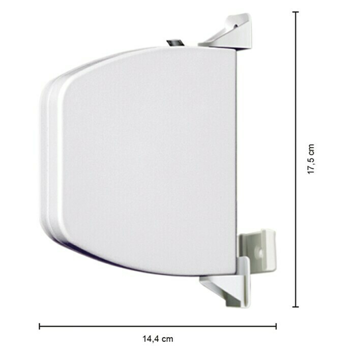 Schellenberg Aufschraubwickler Flexo140 x 25 x 165 mm, Geeignet für: Rollladen-Mini-Systeme, Weiß Unknown