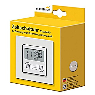 Schellenberg Zeitschaltuhr Standard (80 x 80 x 40 mm, Weiß, Unterputz)