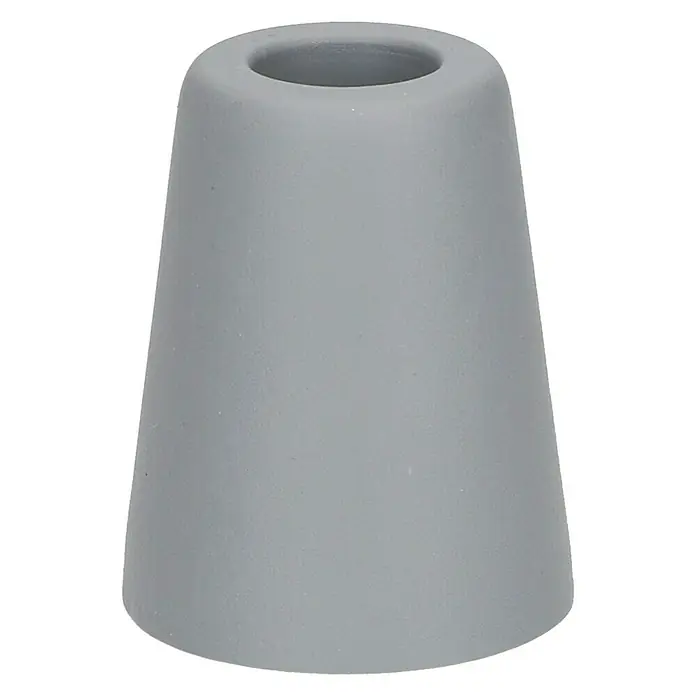 Türstopper - Ø x H: 50 x 60 mm, Grau - Grauer flexibler Türstopper aus Gummi, ideal für den Einsatz zu Hause oder im Büro und zur Vermeidung von Türschlägen.