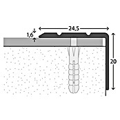 LOGOCLIC Winkelprofil 162 (Silber, 2,7 m x 24,5 mm x 20 mm, Montageart: Schrauben)