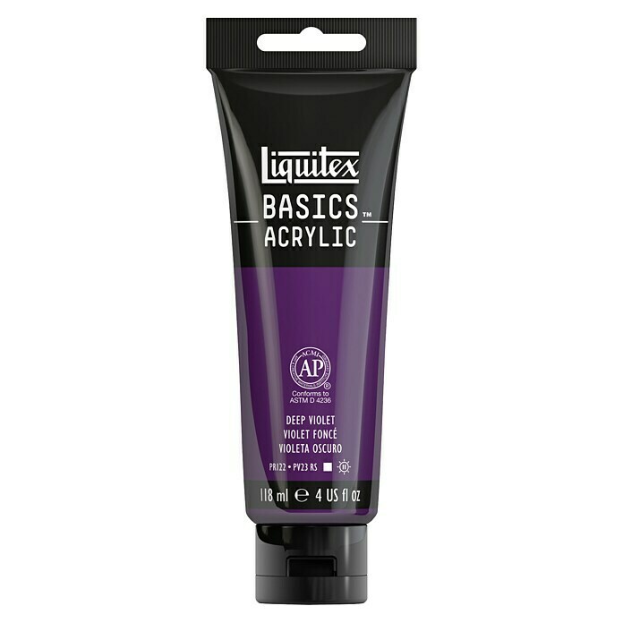 Liquitex Basics Acrylfarbe (Violett dunkel, 118 ml, Tube)