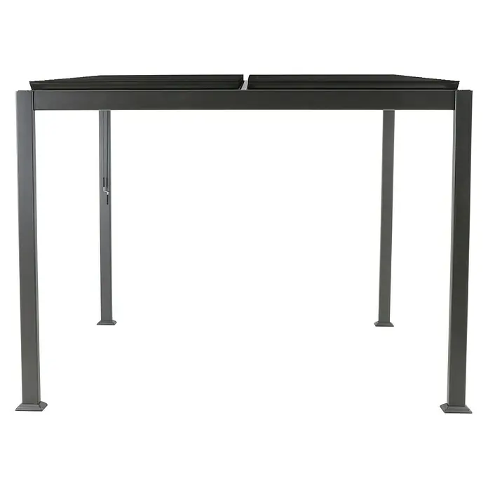 Sunfun Pérgola estándar Palma - An x Pr: 300 x 256 cm, Antracita, Aluminio - Estructura de pabellón sencilla y moderna en color oscuro, ideal para el jardín o la terraza, que proporciona sombra.