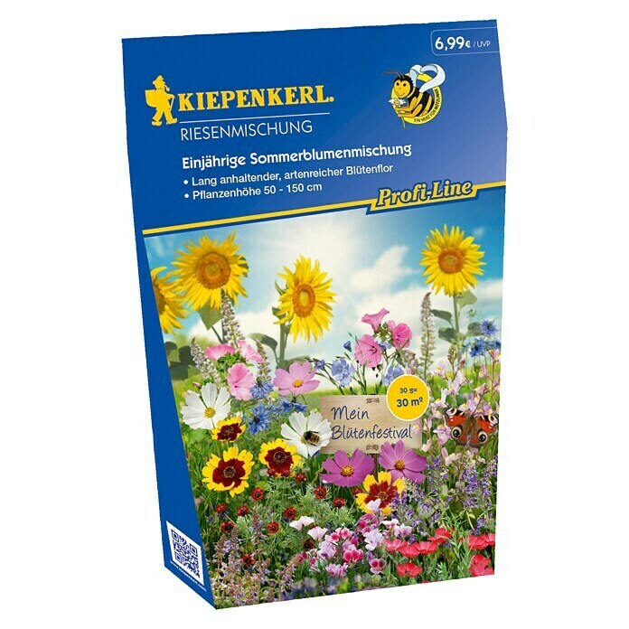 Kiepenkerl Profi-Line Blumensamenmischung (Riesenmischung, Verschiedene Sorten, Blütezeit: Mai, 30 m²) | BAUHAUS