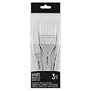 Liquitex Basics Set ščetinastih čopičev (3 -del., Velikost čopiča: 1/2″ / 1
