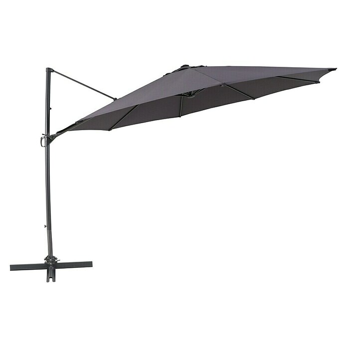 Sunfun Ampelschirm (Anthrazit, Durchmesser: 350 cm)