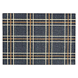 Astra Miabella Sauberlaufmatte Karos (Blau/Braun/Beige, 50 x 70 cm, 100 % Polyamid)