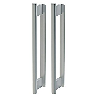 Diamond Doors Griffstangenpaar 49016 (Edelstahloptik matt, 350 x 25 mm)