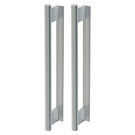 Diamond Doors Griffstangenpaar 49016 (Edelstahloptik matt, 350 x 25 mm)